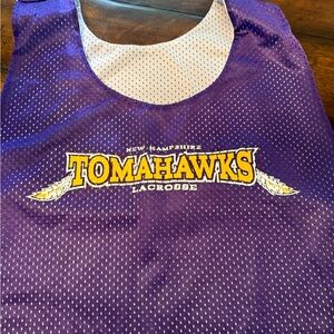 Ladies Lacrosse Pinny- Size Small Tomahawks